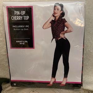 Modern Hero Pin-Up 🍒 Cherry Top. Size 10-12. NWT🔺FIRM🔺